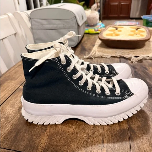 Black and White Chunky Converse Mens Size 10 Style # A00870C Excellent Condition - Picture 6 of 11